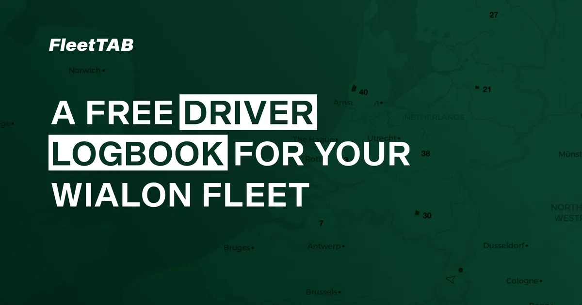 FleetTAB turns Wialon trips into a driver logbook and trip log